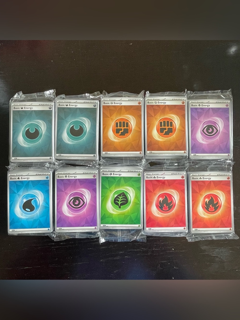 Pokemon TCG 2024 Energy Card Bulk Lot of 10 Sealed Packs - Lot #1